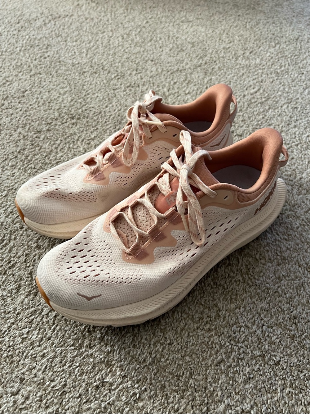 Hoka Kawana 2 Vanilla/Sandstone Women's Shoes - Picture 3 of 6